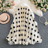 Fusta Katrice cu imprimeu buline