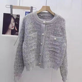 Cardigan elegant Blassy cu buzunare si nasturi