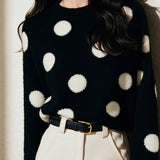 Bluza Ramia cu imprimeu buline