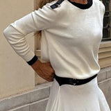 Set Auriell compus din fusta asimetrica si bluza