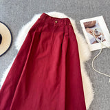 Fusta Fenirra cu talie elastica si croi in A