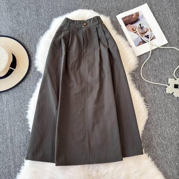 Fusta Fenirra cu talie elastica si croi in A