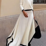 Set Auriell compus din fusta asimetrica si bluza