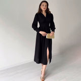 Rochie Aralyn cu nasturi imbracati si talie accentuata
