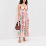 Rochie Eveline cu broderie florala