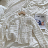 Cardigan elegant Blassy cu buzunare si nasturi