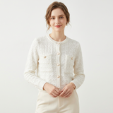 Cardigan elegant Blassy cu buzunare si nasturi