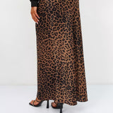Fusta midi Hyara cu animal print
