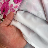 Rochie Ysva cu pliuri si imprimeu floral