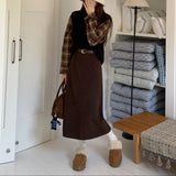 Fusta Samara din catifea