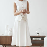 Set Mica compus din vesta si fusta