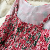 Set Delanie compus din rochie roz si camasa cu nod