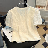 Camasa Nettia cu detalii din dantela si nasturi eleganti