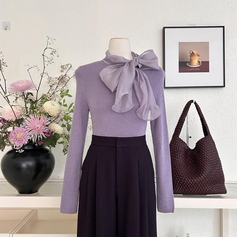 Top Renne cu funda din organza