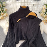 Set Juanna din tricot fin -  compus din rochie  si pulover