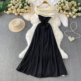 Rochie midi Chantya cu sal
