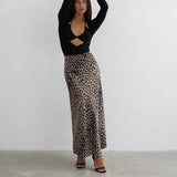 Fusta midi Hyara cu animal print