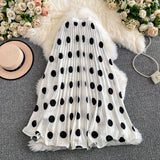 Fusta Katrice cu imprimeu buline