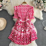 Rochie mini Posana cu nasturi imbracati