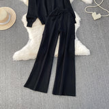 Set Cybele - bluza si pantaloni din tricot