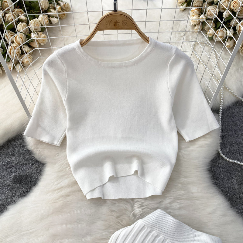 Set Briseis din tricot reiat