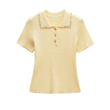 Tricou elegant Grety cu strassuri