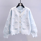 Jerseu Alondra tricotat cu flori