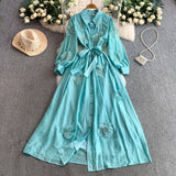 Rochie Padima cu flori brodate