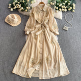 Rochie Padima cu flori brodate