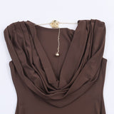 Rochie Hyacinth cu decolteu adanc la spate