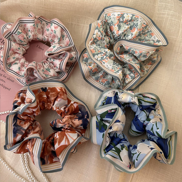 Elastic de par dubla cu imprimeu floral