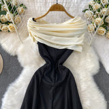 Rochie midi Chantya cu sal
