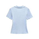 Tricou elegant Grety cu strassuri
