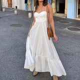 Rochie Hara cu bretele si croi tip corset in talie