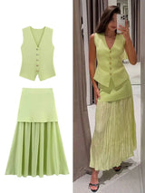Set Hellen compus din fusta si top