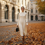 Rochie Fiora cu nasturi la mansete
