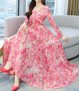 Rochie midi Asante cu volanase