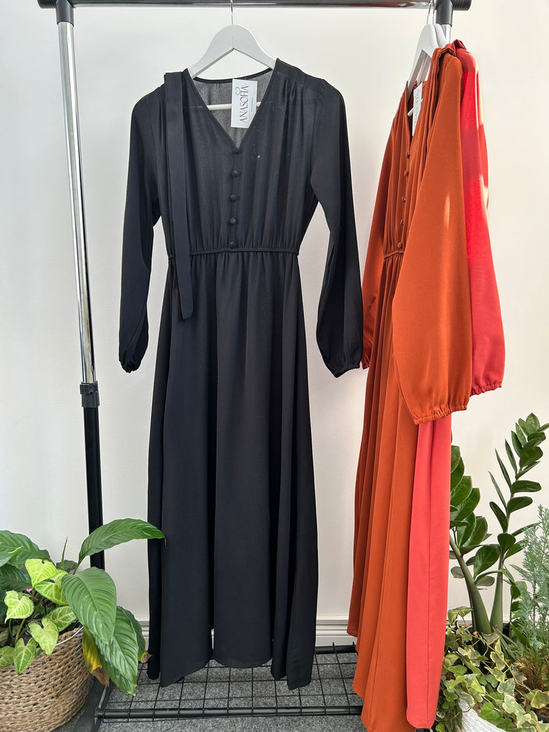 Rochie Frances cu nasturi imbracati