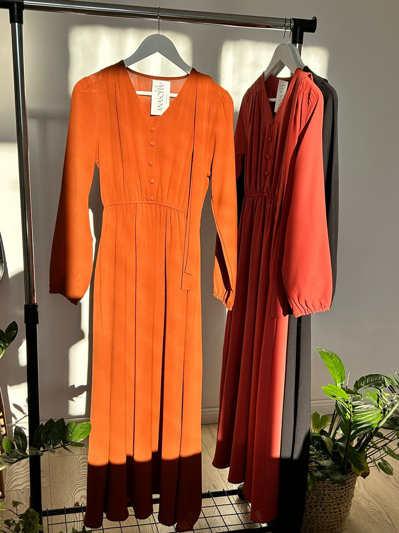 Rochie Frances cu nasturi imbracati