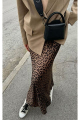 Fusta midi Hyara cu animal print