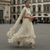 Rochie Seyana cu maneci decupate lejere
