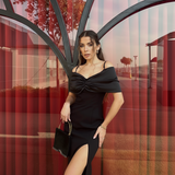 Rochie Gaia cu maneci cazute