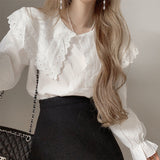 Bluza Agatha cu guler lat