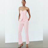 Set Jasmin compus din top si pantaloni