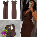 Rochie Hyacinth cu decolteu adanc la spate