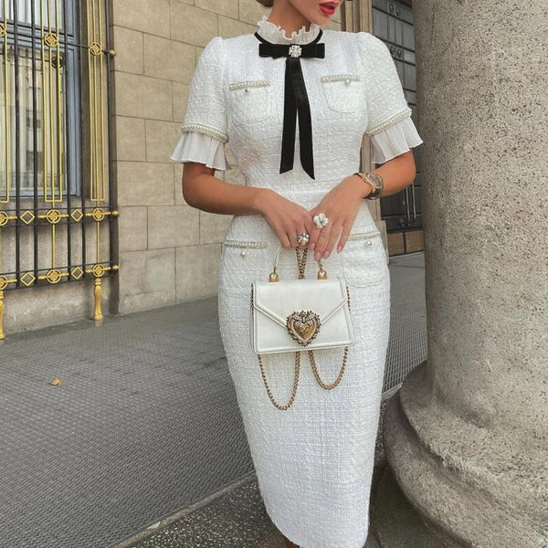 Rochie Monaliss din tweed