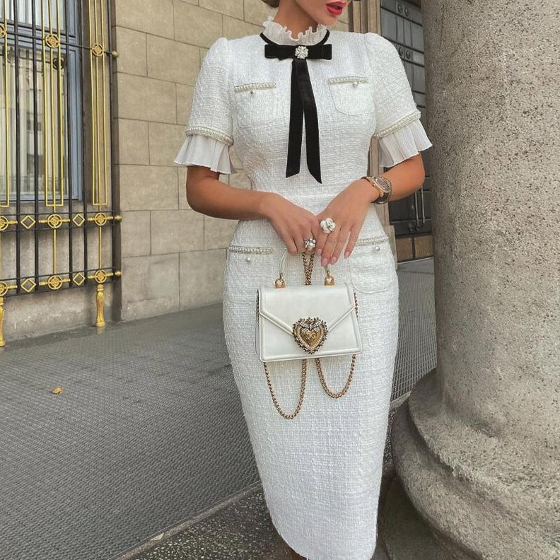 Rochie Monaliss din tweed
