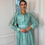 Rochie Padima cu flori brodate