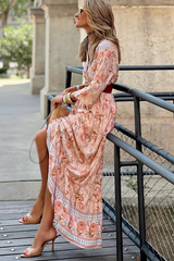 Rochie Jilma cu imprimeu floral si curea accesorizata