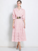 Rochie Umirra cu talie accentuata prin curea